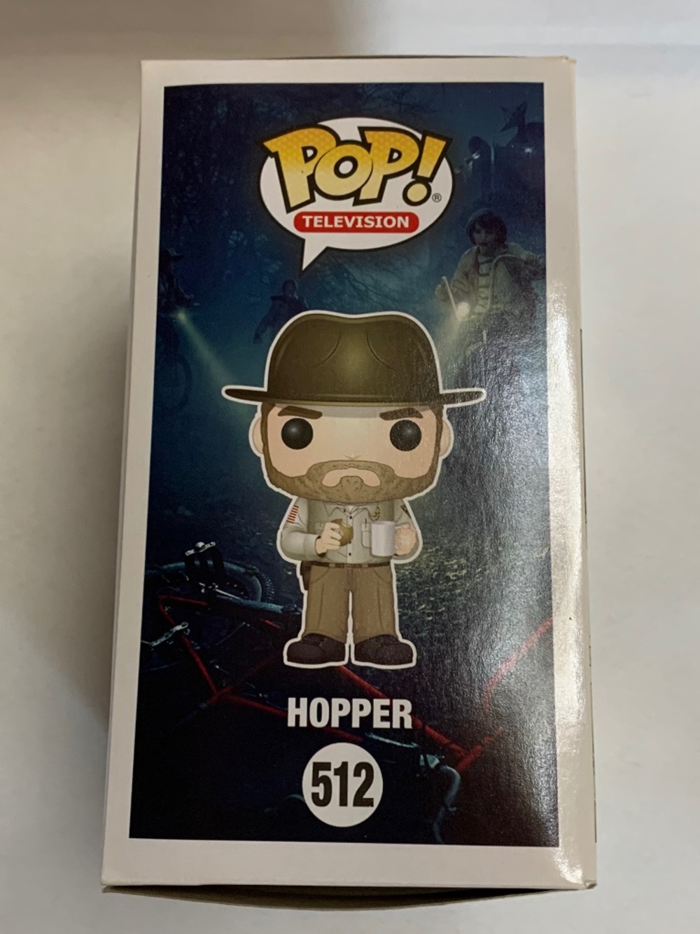NIB! Funko Pop Stranger Things Hopper #512! - Picture 6 of 7